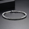 Women's Copper Bracelet With Inlaid 3A Zircon Geometric Design Electroplated Simple Fashion Jewelry