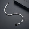 Women's Copper Bracelet With Inlaid 3A Zircon Geometric Design Electroplated Simple Fashion Jewelry