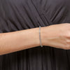 Women's Copper Bracelet With Inlaid 3A Zircon Geometric Design Electroplated Simple Fashion Jewelry