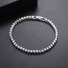 Women's Copper Bracelet With Inlaid 3A Zircon Geometric Design Electroplated Simple Fashion Jewelry