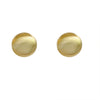 Women's Copper Brushed Metal Frosted Ball Geometric Electroplated Earrings