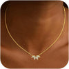 Women's Copper Double Oval Layered Pendant Choker Necklace With Geometric Design And Electroplated Finish Versatile Fashion Jewelry