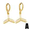 Women's Copper Earrings With Animal Cartoon Character Electroplated