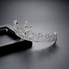 Women's Copper Electroplated Crown Headband Elegant Bridal Wedding Hair Accessory For Formal Occasions