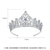 Women's Copper Electroplated Crown Headband Elegant Bridal Wedding Hair Accessory For Formal Occasions
