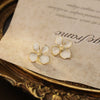 Women's Copper Electroplated Geometric Plant Flowers Style Earrings
