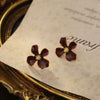 Women's Copper Electroplated Geometric Plant Flowers Style Earrings