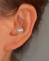 Women's Copper Electroplated Geometric Style Embedded Drill Lightning Leaves Auricle Slant Earrings