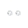 Women's Copper Electroplated Insect Shaped Butterfly Earrings With Micro Paved Zircon