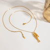 Women's Copper Fish Pendant Necklace With Electroplated Animal Design Versatile Casual Clavicle Chain Jewelry Gift