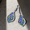 Women's Copper Flower Earrings Antique Artistic Fresh Jewelry