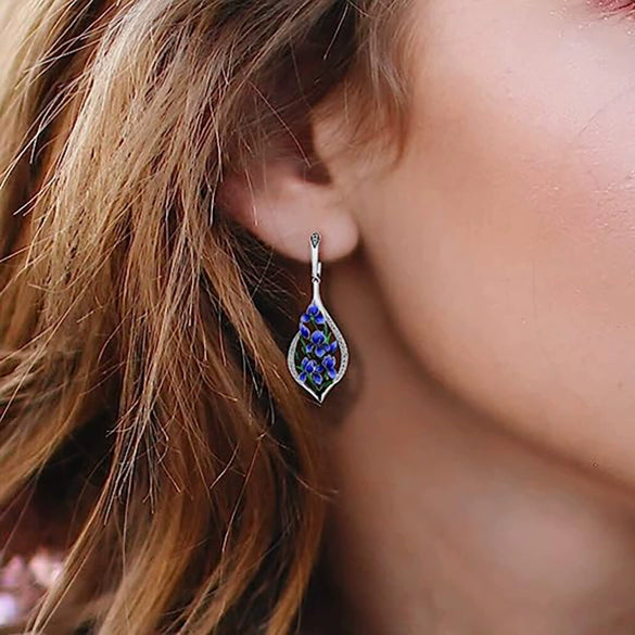 Women's Copper Flower Earrings Antique Artistic Fresh Jewelry