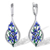 Women's Copper Flower Earrings Antique Artistic Fresh Jewelry