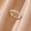Women's Copper Flower Ring Electroplated