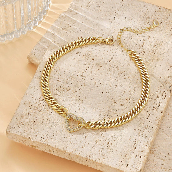 Women's Copper Geometric Anklet Simple Stylish Light Luxury Foot Jewelry With Minimalist Geometric Design