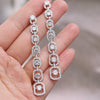 Women's Copper Geometric Business Style Earrings