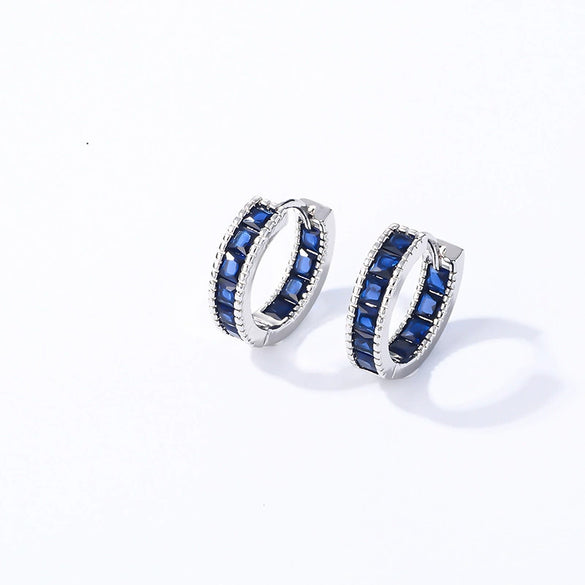 Women's Copper Geometric Fashion Ol Zirconia Earrings
