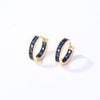 Women's Copper Geometric Fashion Ol Zirconia Earrings