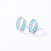 Women's Copper Geometric Fashion Ol Zirconia Earrings
