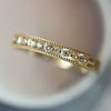 Women's Copper Geometric Hollow Carved Lace Style Ring Bracelet