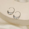 Women's Copper Geometric Hook Shape Simple Style Gold Plated Metal Earrings