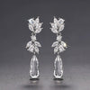 Women's Copper Geometric Pendant Earrings Elegant Luxury Fashion Jewelry