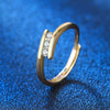Women's Copper Geometric Ring Jewelry With Electroplating