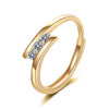Women's Copper Geometric Ring Jewelry With Electroplating