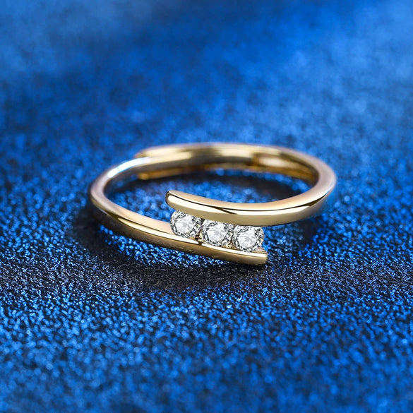 Women's Copper Geometric Ring Jewelry With Electroplating