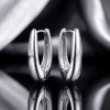 Women's Copper Geometric Water Drop Clipon Earrings Large Glossy Minimalist Design With Electroplated Finish