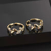 Women's Copper Geometric Willow Leaf Open Ring With Electroplating Normcore Light Luxury Style