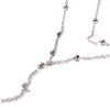 Women's Copper Geometric Y Shaped Necklace With Electroplated Finish Elegant Minimalist Fashion Jewelry