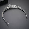 Women's Copper Geometric Zircon Hair Hoop Crowninspired Bridal Headwear For Weddings And Beauty Pageants