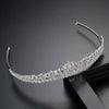 Women's Copper Geometric Zircon Hair Hoop Crowninspired Bridal Headwear For Weddings And Beauty Pageants