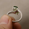 Women's Copper Geometric Zircon Inlaid Swing Arm Design Ring