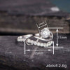 Women's Copper Geometric Zirconia Ring Luxury Style Jewelry