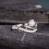 Women's Copper Geometric Zirconia Ring Luxury Style Jewelry