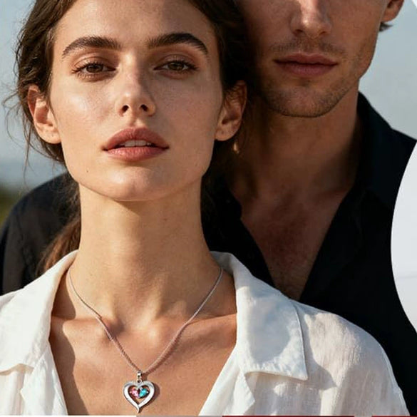 Women's Copper Heart Pendant Necklace With Electroplated Finish Elegant Old Money Style Collarbone Chain Fashion Jewelry