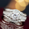 Women's Copper Imitation Mosang Diamond Zircon Ring Platinum Plated Light Luxury Geometric Style