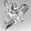 Women's Copper Inlaid Marquise Zircon Geometric Light Luxury Ring