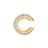 Women's Copper Inlaid Zircon Geometric Ushaped Cring Cshaped Ear Clips