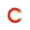 Women's Copper Inlaid Zircon Geometric Ushaped Cring Cshaped Ear Clips