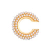 Women's Copper Inlaid Zircon Geometric Ushaped Cring Cshaped Ear Clips