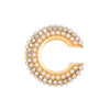 Women's Copper Inlaid Zircon Geometric Ushaped Cring Cshaped Ear Clips