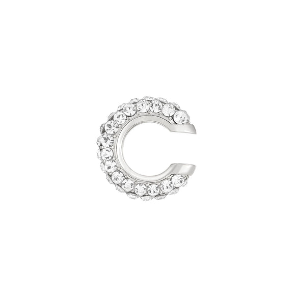 Women's Copper Inlaid Zircon Geometric Ushaped Cring Cshaped Ear Clips