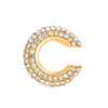 Women's Copper Inlaid Zircon Geometric Ushaped Cring Cshaped Ear Clips