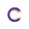 Women's Copper Inlaid Zircon Geometric Ushaped Cring Cshaped Ear Clips