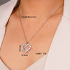 Women's Copper Inlaid Zircon Heart Shape Pendant Ochain Jewelry Light Luxury Style Electroplating