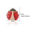 Women's Copper Insect Shaped Oil Dropping Earrings
