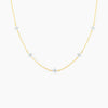 Women's Copper Jewelry Set With Plant Flowers Pattern And Electroplating Treatment Including Anklet Necklace And Clavicle Chain